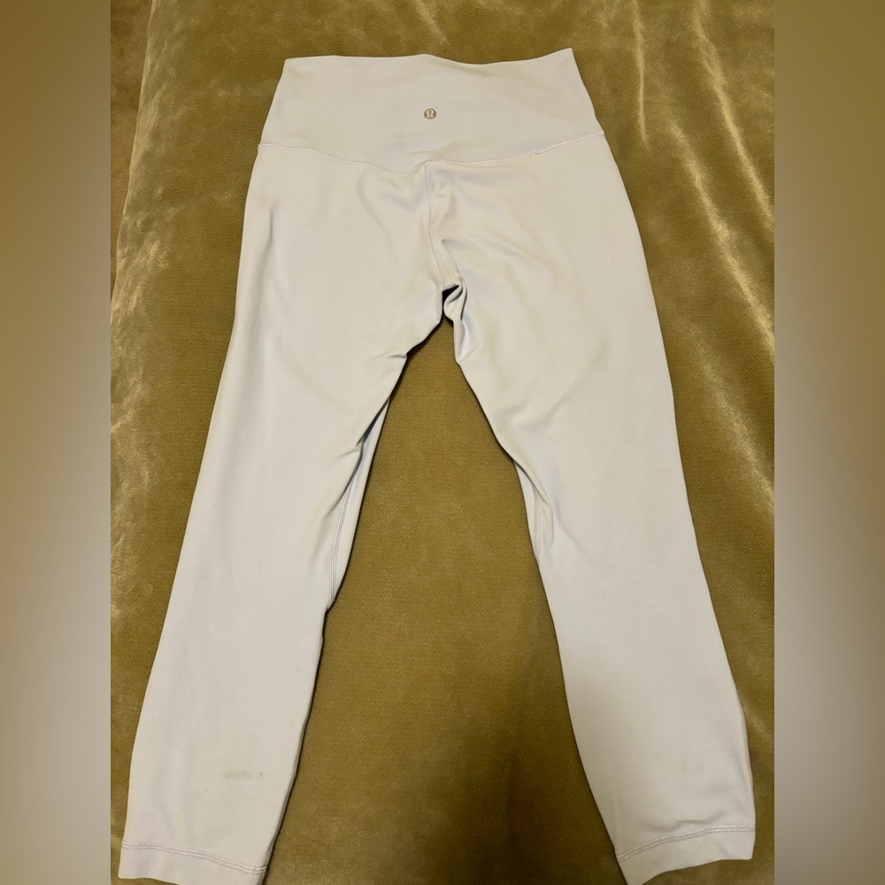 Lululemon legging size 8 light blue color